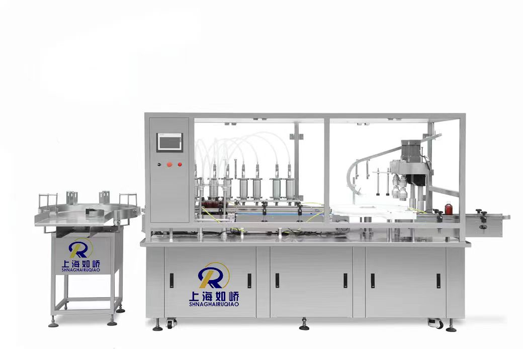 供瓶，8泵灌裝旋蓋機(jī)